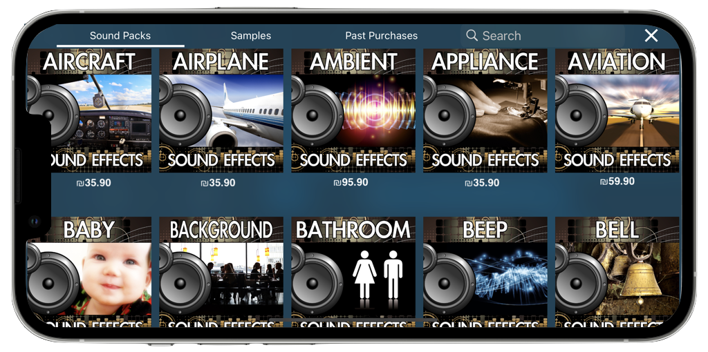 Sound packs on iPhone